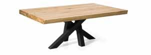 stół SENSO stół SENSO: blat wykonany z litego dębu i pokryty naturalnym
