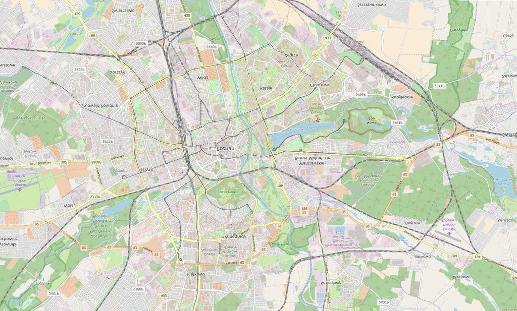 Loalizacja projeoanych miejsc na planie miasa ZAMAWIAJĄCY: WYKON