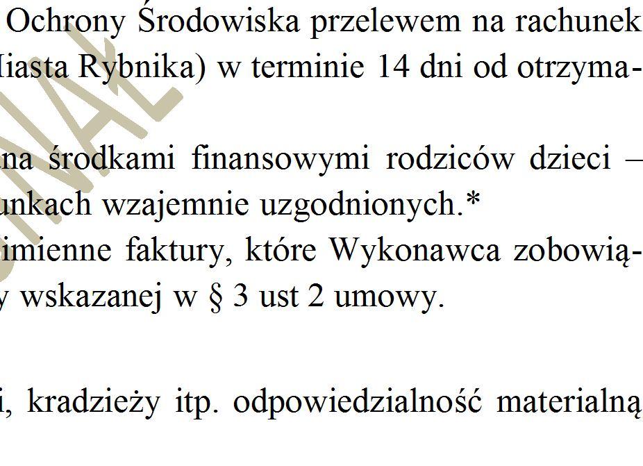 zakresie korzystania przez nich z ośrodka. 6 Opieka i odpowiedzialność za życie, zdrowie i bezpieczeństwo dzieci spoczywa na wychowawcach/opiekunach sprawujących opiekę nad grupą.