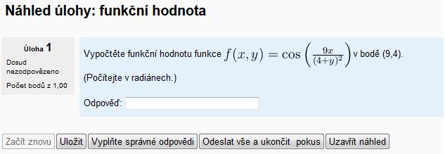 Nyní je potřeba kliknout na políčko Najít zástupné znaky {x...}, které se nachází ve vzorcích správných odpovědí.