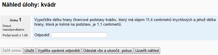 Posledním krokem je úprava datových sad (Obrázek 35 a 36).