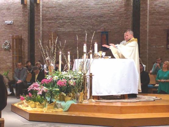 THANK YOU to everyone who donated towards our Easter Flower collec on God Bless!