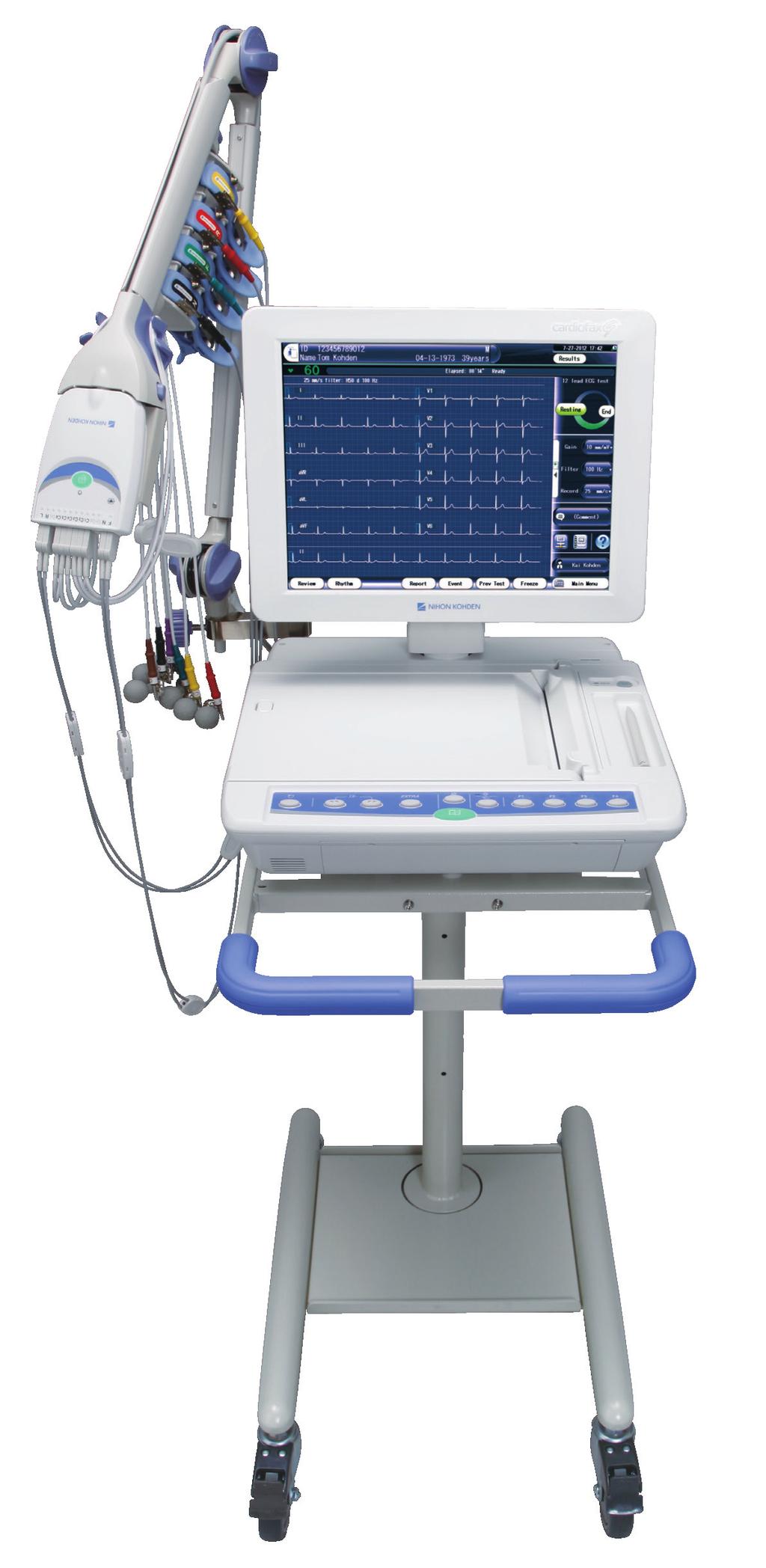 Przyjazny użytkownikowi Aparat ECG-2550 zapewnia