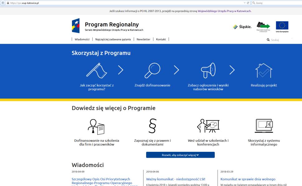 Znajdź dofinansowanie Więcej informacji o programach znajduje się na