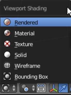 Przykładowe typy widoków Solid wypełniony domyślny Wireframe siatkowy (Z) Boundig Box
