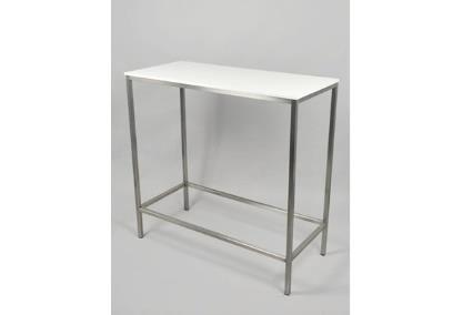 Kolor: blat biały lub czarny Kształt: prostokąt Wymiary (+/- 5 cm): 110 cm x 50 cm