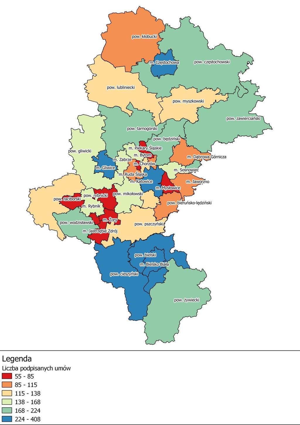 Rysunek 5 Liczba podpisanych umów o