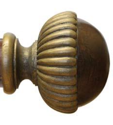 Zakończenie WAZA DUO WAZA DUO kol. Ivory/ z drążkiem gładkim H4049F/IVY/AG Zakończenie WAZA DUO (110mm) 490,00/1szt WAZA DUO kol.
