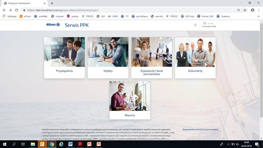 WSPARCIE PRACODAWCY NARZĘDZIA Oferujemy kompleksowe wsparcie przy uruchomieniu PPK, które minimalizuje zaangażowanie pracodawcy: 1.