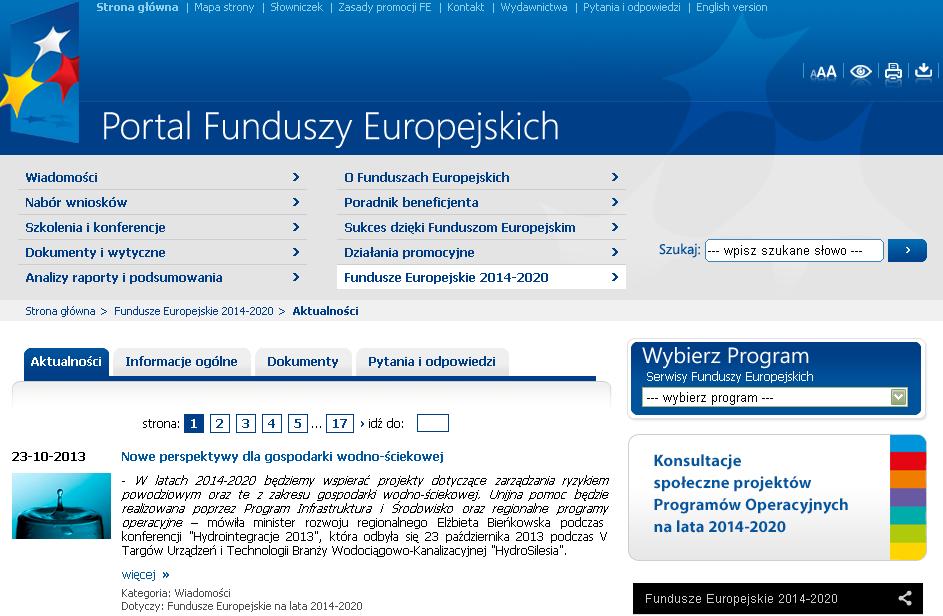 www.funduszeeuropejskie.