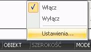 RYSUNEK 2D Obiekty Advance CAD są tworzone w przestrzeni 2D.