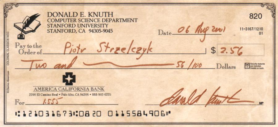 Donald Knuth i TEX Więcej na temat tego w jaki sposób efekt ten osiągnął Donald Knuth poczytać można na stronach Wikipedii: http://en.wikipedia.