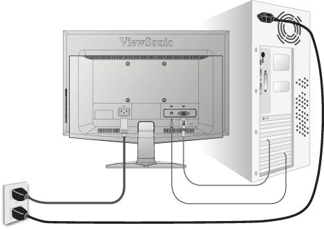Szybka instalacja 1. Pod cz zasilacz sieciowy i przewód zasilaj cy. 2.