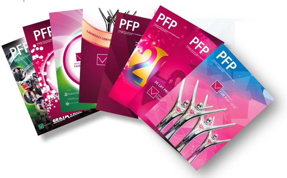 Biuletyn Biuletyn programu rzedsiębiorstwo Fair lay ukazuje się w każdej edycji dwukrotnie. ierwsze wydanie jest rozpowszechniane podczas Gali Finałowej wśród wszystkich gości.