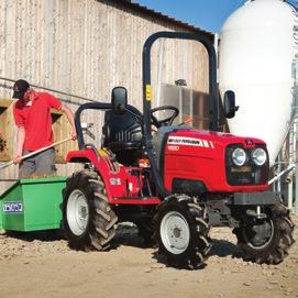 03 MF 1520 MF 1525 MF 1529 MF 1532 MF 1740 MF 1747 FROM MASSEY FERGUSON Idealny wybór dla małych gospodarstw, które poszukują kompaktowego i wszechstronnego ciągnika.