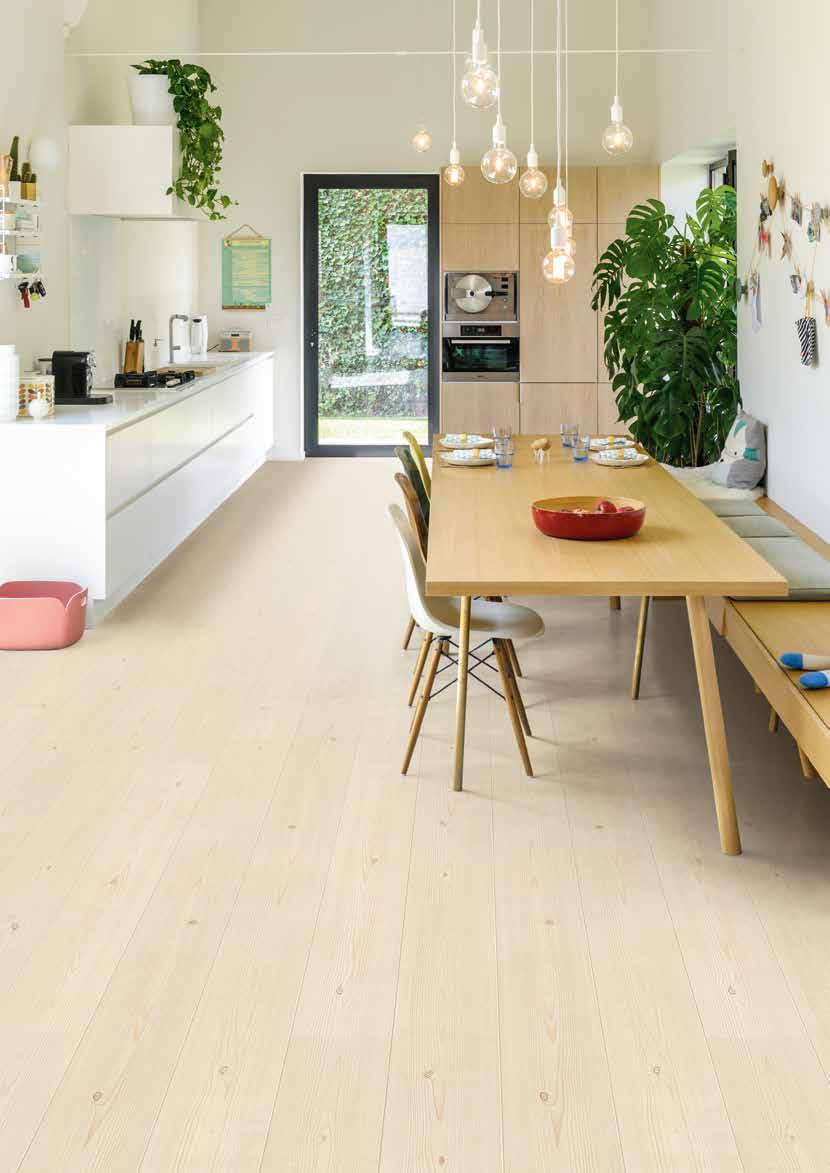 Nieskończone piękno Impressio Z technologią Panoramic design, wzór drewna jest wizualnie kontynuowany na