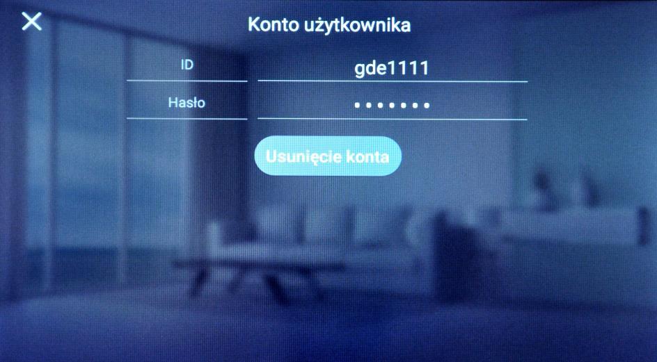 Aby opuścić ono informacyjne użyj ikony X w lewym górnym rogu okna. Możliwe jest późniejsze usunięcie konta poprzez ikonę Konto użytkownika / Sign up.
