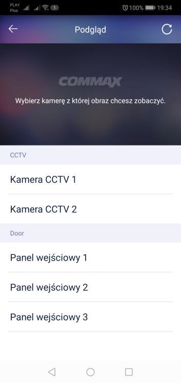 lub z paneli wejściowych wywołaj zakładkę Aplikacje oraz wybierz opcję Podgląd.