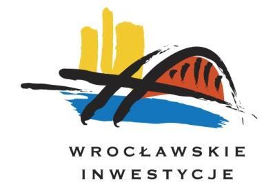 POSTĘPOWANIE O UDZIELENIE ZAMÓWIENIA PUBLICZNEGO PROWADZONE JEST PRZEZ: NA RZECZ I W IMIENIU: Wrocławskie Inwestycje Sp. z o.o. Ofiar Oświęcimskich 36, 50-059 Wrocław T +48 71 77 10 900 lub 901 F +48 71 77 10 904 E biuro@wi.
