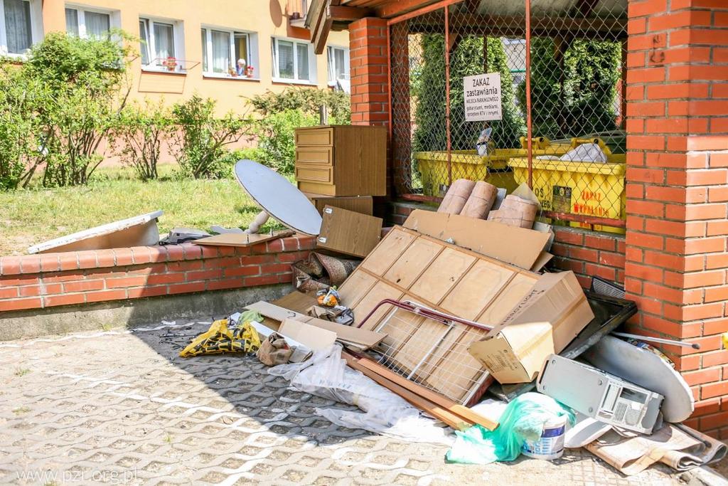 odpadów wielkogabarytowych