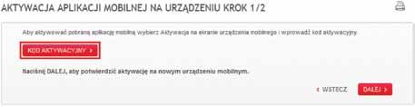 Odczytaj kod aktywacyjny składający się z 16 cyfr i wprowadź go w