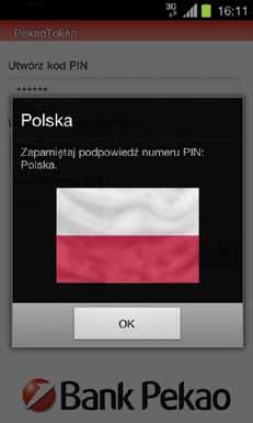 osoby do tego nieuprawnione. PIN jest poufny, nie udostępniaj go innym osobom.