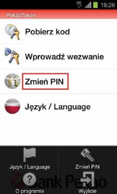 Uruchom aplikację, a następnie wprowadź PIN. Otrzymasz podpowiedź numeru PIN.