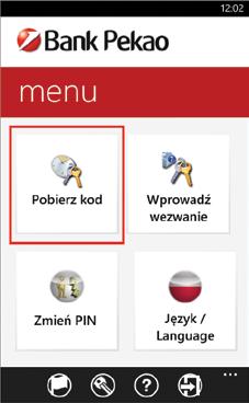 Zatwierdzanie operacji kodami generowanymi w trybie Pobierz kod Przykład zmiany adresu e-mail Po wypełnieniu formularza zmiany adresu e-mail w serwisie PekaoInternet zostaniesz poproszony o podanie
