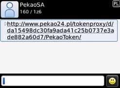 Obsługa PekaoTokena na telefonach z systemem Java, Symbian i BlackBerry 1. Wymagania techniczne: Java i Symbian: - obsługujące aplikacje napisane w języku Java 2 Mobile Edition (J2ME) MIDP 2.