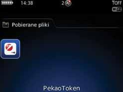- ilość wolnej pamięci niezbędna do zainstalowania PekaoTokena to ok. 300 kb. 2. Instalacja oraz uruchomienie aplikacji krok po kroku.