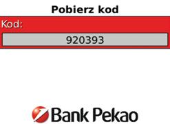 W celu zakończenia procesu zmiany metody autoryzacji na PekaoToken: W menu głównym aplikacji wybierz opcję