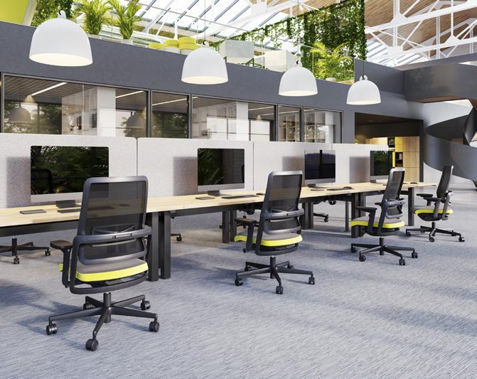 With one line of chairs you can furnish most of your office zones Jedna linia krzeseł wyposaży większość stref Thanks to Xilium s wide product range you can fit out most of your office zones from