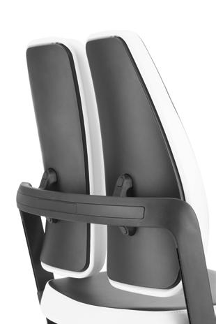 DUO-BACK The Duo-Back backrest consists of two symmetrical parts mounted on movable connectors.