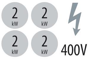 (400 V / 3N / 50 Hz) CFV6-712 GE/P - piekarnik konwekcyjny eektryczny na GN 1/1 (400 V /
