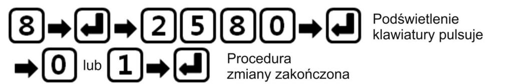 6. Regulacja głośności dźwięków systemowych Opcja służy do ustawienia jednego z dwóch poziomów głośności dźwięków systemowych podczas naciskania przycisków klawiatury i dźwięków potwierdzenia.