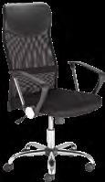 Kółka do powierzchni dywanowych Możliwość zakupienia dodatkowo kółek do parkietów siatka tkanina NS809-2 KRZESŁO OBROTOWE ERGOLEX NOWY STYL Ergonomiczne siatkowe oparcie