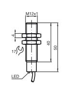 1 kω) Ci 15 nf; przy kablu długości 10 m Li 35 µh; przy kablu długości 10 m LED (barwa żółta) -25 do