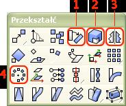 Następnie podajemy promienie przy obu końcach rury i opcjonalnie w kilku dodatkowych wybranych miejscach. 6) Submenu - Narzędzia bryły: Przekształcanie i łączenie brył - operacje Boole a. 1.