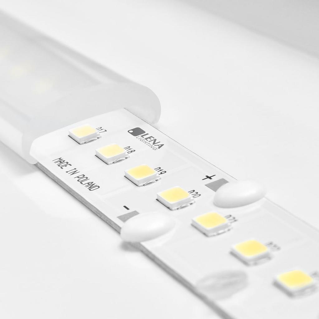 PANELE LED GO! by LENA LIGHTING Diody LED brej jakości aktualnie uzyskują strumień świetlny od 150 250 lumenów z Wata.