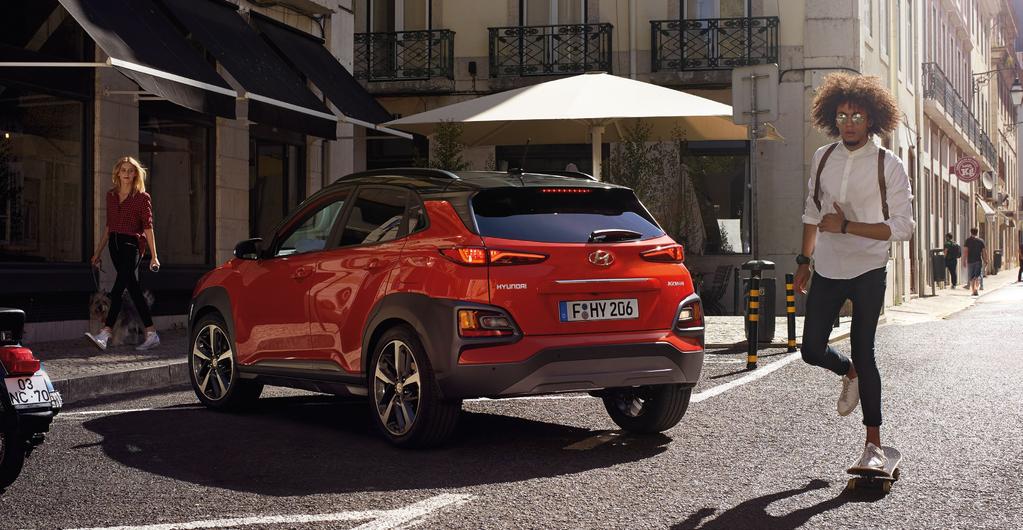 Ty dostrzegasz więcej. KONA Nowy SUV Hyundai troszczy się o Ciebie, a także o wszystko wokół.