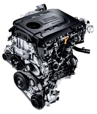 6 CRDi Typ silnika 3-cylindrowy DOHC 4-cylindrowy DOHC 4-cylindrowy DOHC Pojemność