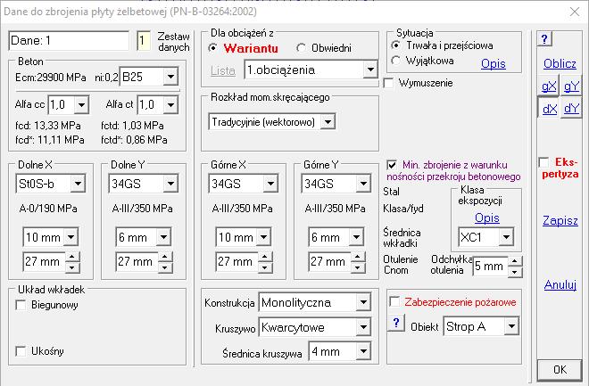 POZ.3 OBLICZENIE ZBROJENIA PODCIĄGÓW