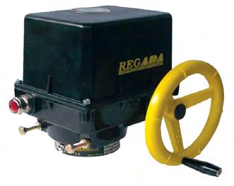 SP 1 Siłownik elektryczny jednoobrotowy \Electric part-turn actuator Wyposażenie standardowe: Napięcie zasilania 230 V Przyłącze elektryczne na listwę zaciskową 2 wyłączniki momentowe 2 wyłączniki