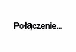 rosnący ton, aby wskazać powodzenie nawiązania połączenia.