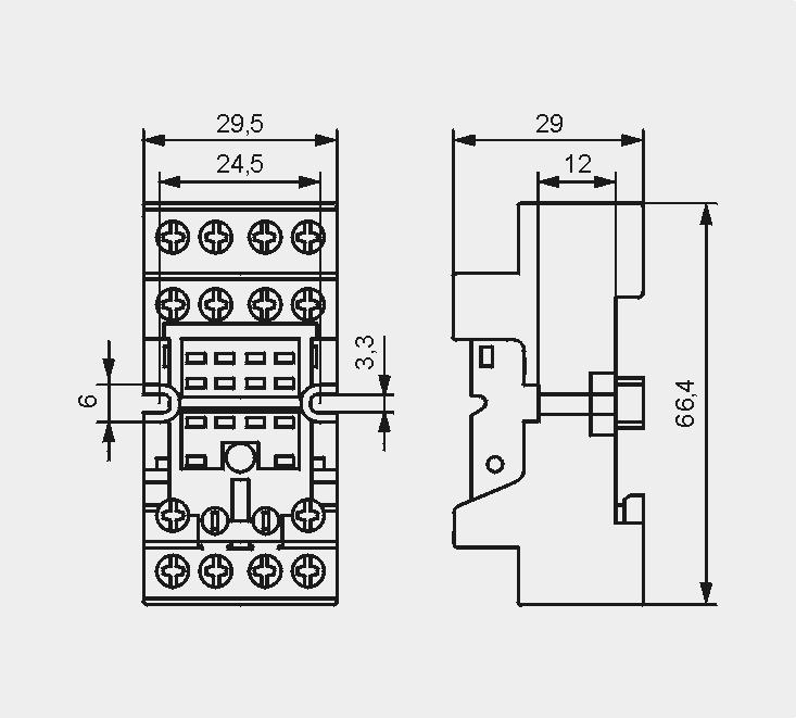 połączeń NO NC COIL COM Akcesoria GS4-0036 ❶ Montaż oraz demontaż