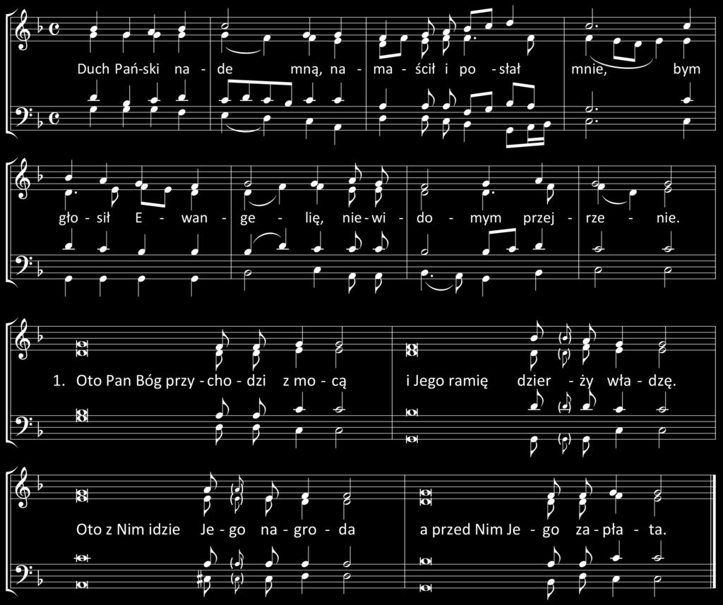 12. "Dotknął mnię dziś Pan" t.: G. Pawlas m.: G. Pawlas 13. "Duch Pański nade mną" t.
