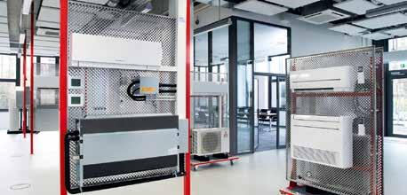 Rozwiązanie Już w fazie planowania firma Mitsubishi Electric zdecydowała się, oprócz wielu innych własnych technologii, także na system VRF R2 do równoczesnego grzania i chłodzenia z odzyskiem ciepła.