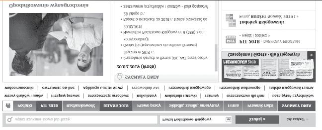 Cennik netto: Baner G SGK CZK GP SB SWL Graficzny element reklamowy w postaci poziomego paska na górze strony.