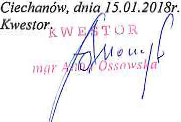 IV. Zwiększenia i zrnnfojszenia Funduszu Pomocy Materialnej podstawie danych z wykonania za 2017 rok. zaplanowano na V.