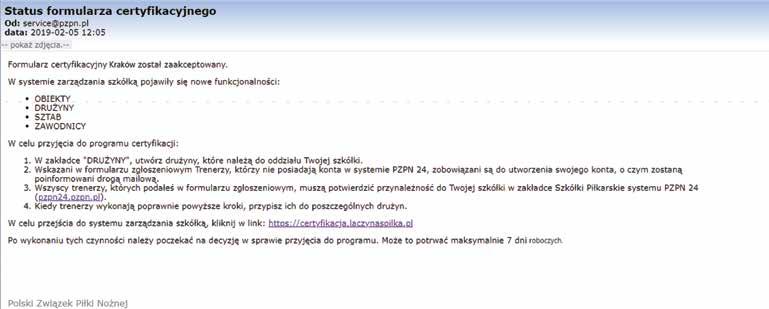 KROK 8 Szkółka piłkarska: Dodawanie drużyny Zakładka: DRUŻYNY / LISTA DRUŻYN W celu dodania nowej drużyny należy wejść w zakładkę DODAJ DRUŻYNĘ